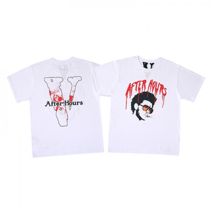 Vlone Smoking Guy Tee T-shirt (Black/White)