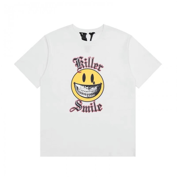 Vlone killer smile t-shirts black white